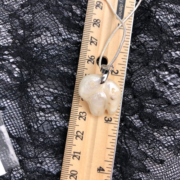 NEW - Hawaiian Freshwater Baroque Pearl Pendant Necklace Set in 8KT GP Setting - Picture 11 of 16